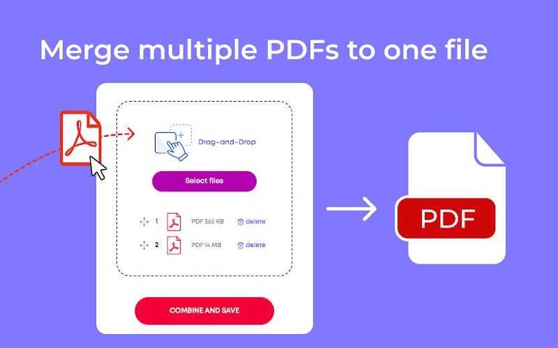 Расширение бесплатно разделит или соберёт разные PDF-файлы в один.