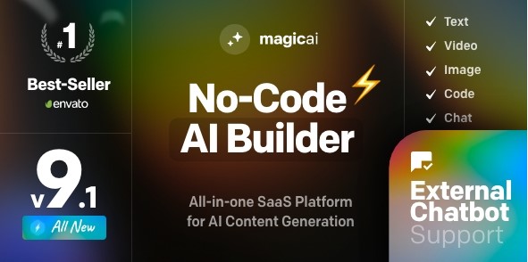 v 9.1. 3 MagicAI - OpenAI генератор контента, текста, изображений, с монетизацией3