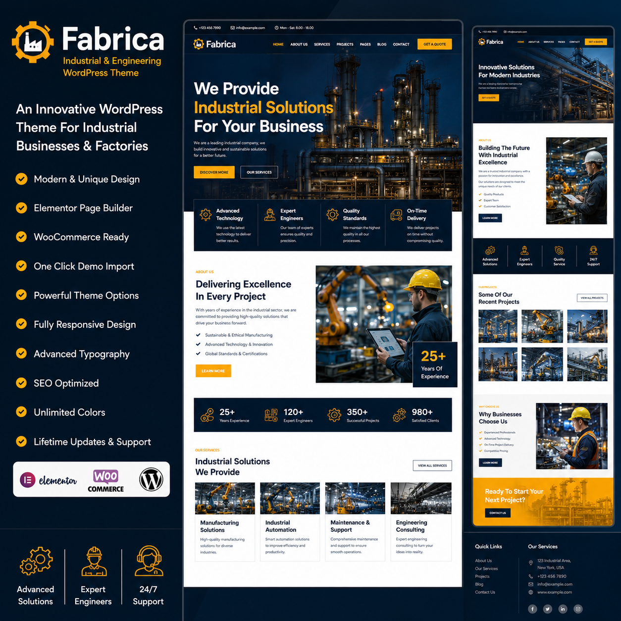 Fabrica v1.20.0 – Тема оформления для промышленного и инженерного производства.