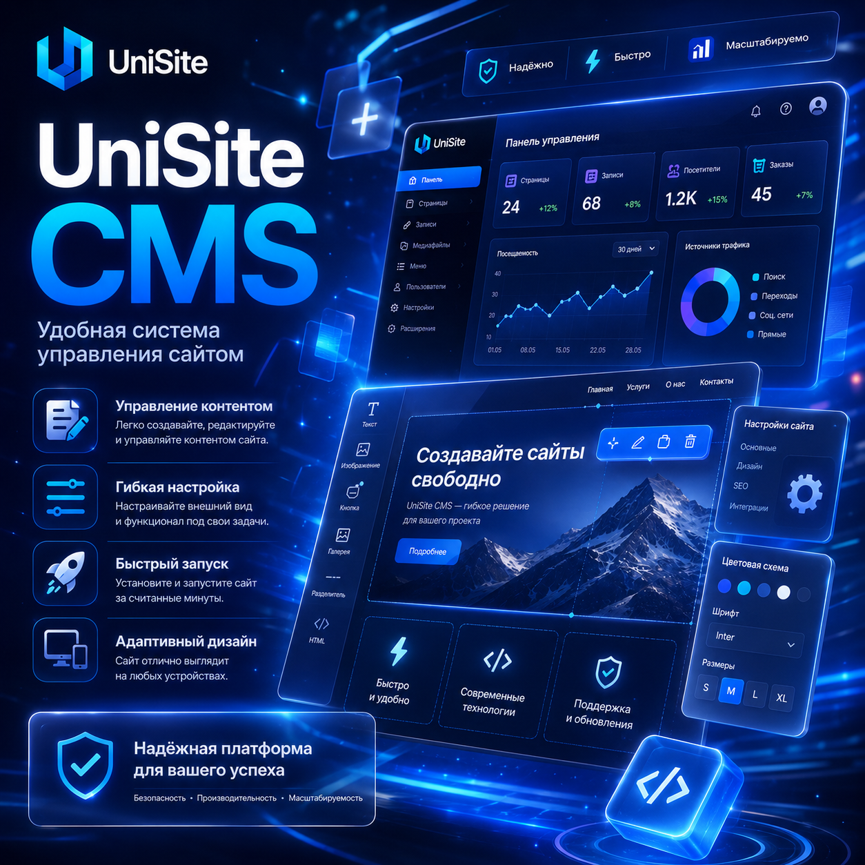 CMS UniSite  Board (Доска объявлений) v5.6 NULL